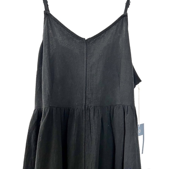 NWT- Universal Thread Black Open Tie Back Dress - Picture 5 of 8